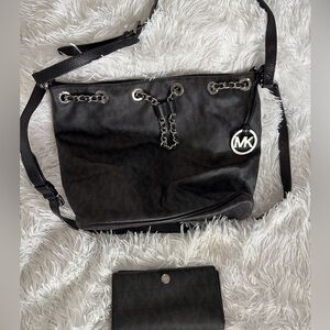 Michael Kors handbag with matching wallet